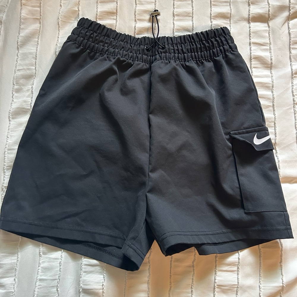 Nike Black Athletic Cargo Shorts